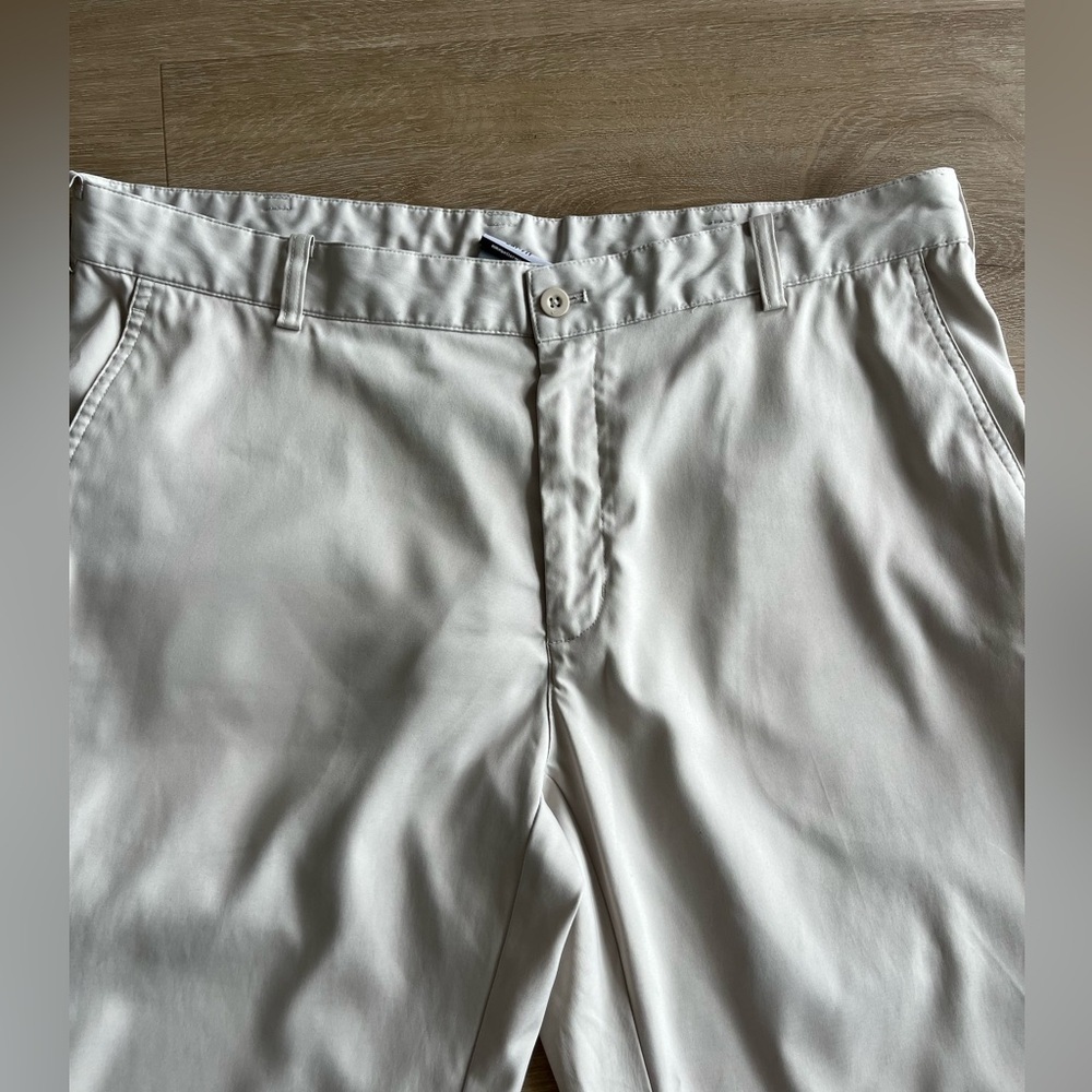 Nike Golf Pants Mens 36 x 30 Khaki Dri Fit Performance Stretch - Picture 3 of 7